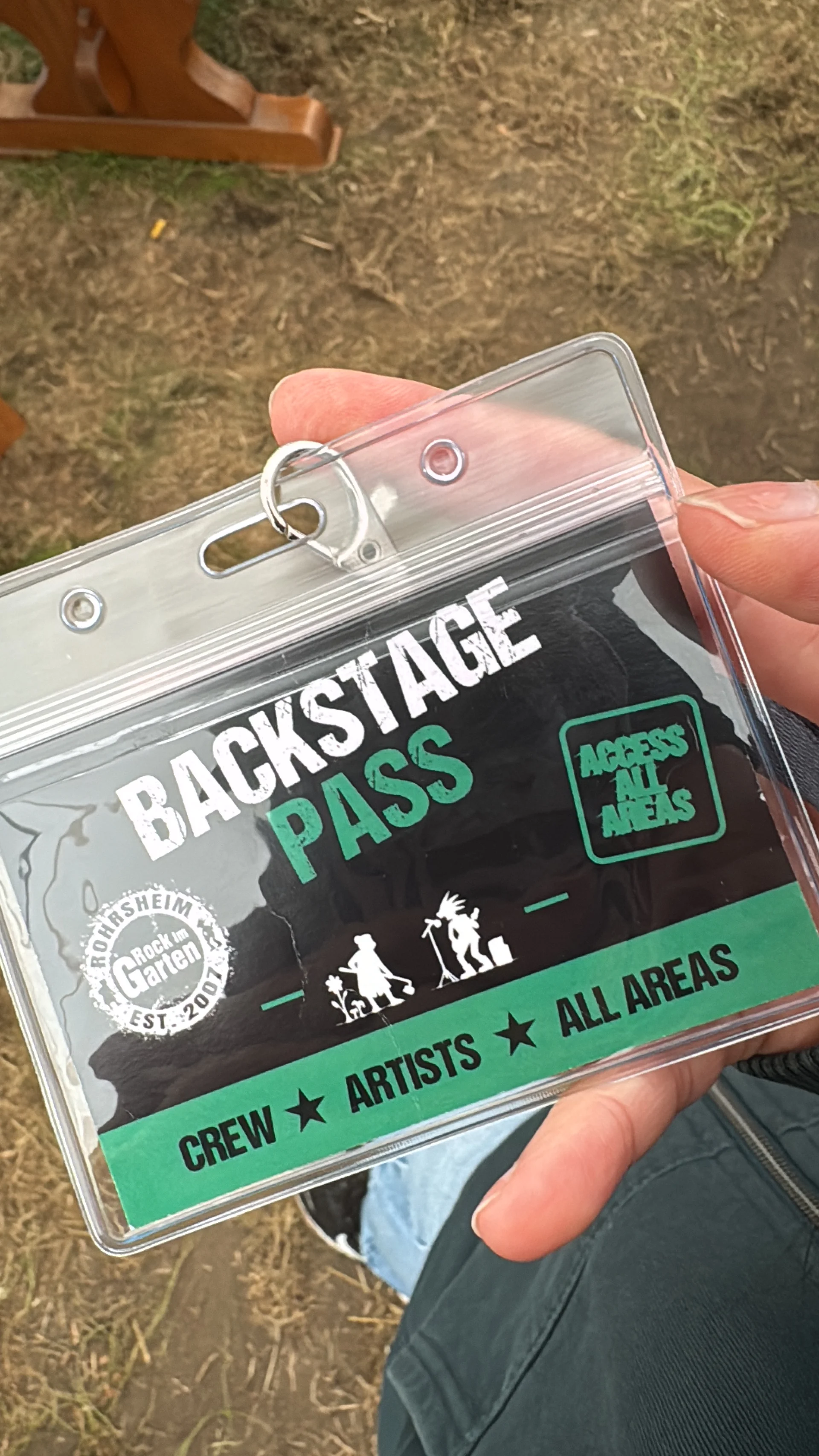 Erster Mugge mit MuggenWahn, Erster Backstage Pass mit Muggenwahn